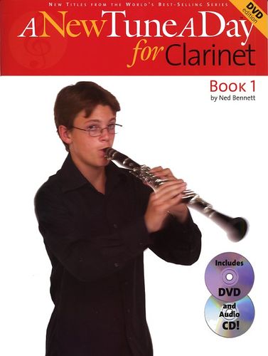 New Tune A Day Clarinet Book Cd & Dvd Sheet Music Songbook