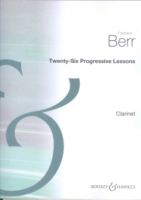Berr 26 Progressive Lessons Clarinet Duets Sheet Music Songbook