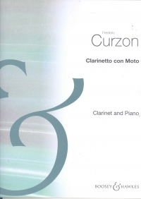 Curzon Clarinetto Con Motto (salon Suite) Sheet Music Songbook