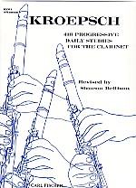 Kroepsch 416 Progressive Daily Studies 1 Clarinet Sheet Music Songbook