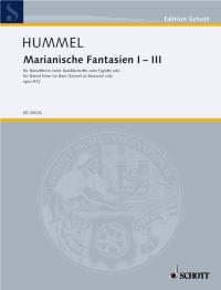 Hummel Marianische Fantasien I-iii Op87d Basset H Sheet Music Songbook