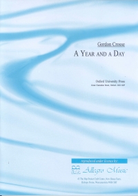 Crosse A Year And A Day For Solo Clarinet Sheet Music Songbook