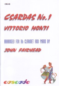 Monti Czardas Fairhead Clarinet & Piano Sheet Music Songbook