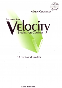 Opperman Intermediate Velocity Studies Clarinet Sheet Music Songbook