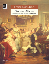 Schubert Clarinet Album Rae Sheet Music Songbook