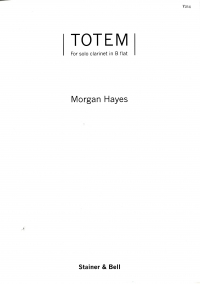 Hayes Totem Clarinet Bb Sheet Music Songbook