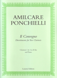 Ponchielli Convegno Il ; Divertimento 2 Clrs Sheet Music Songbook