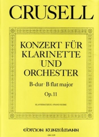 Crusell Concerto Bb Op11 Clarinet & Piano Sheet Music Songbook