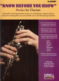 Know Before You Blow Modes For Clarinet + Cd Sheet Music Songbook