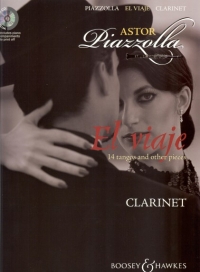 Piazzolla El Viaje Clarinet Book & Cd Sheet Music Songbook