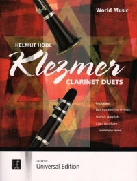 Klezmer Clarinet Duets Hodl Sheet Music Songbook