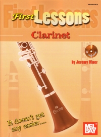 First Lessons Clarinet Viner Book & Audio Sheet Music Songbook