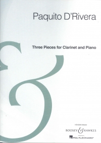 Drivera 3 Pieces Clarinet & Piano Sheet Music Songbook