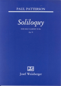 Patterson Soliloquy Opus 79 Clarinet & Piano Sheet Music Songbook
