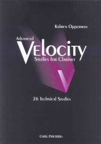 Opperman Advanced Velocity Studies Clarinet Sheet Music Songbook