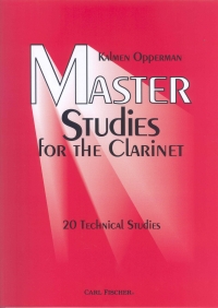 Opperman Master Studies Clarinet Sheet Music Songbook