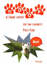 Fenn Woof 6 Canine Capers 2 Clarinets Sheet Music Songbook