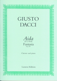 Dacci Aida Fantasia Clarinet And Piano Sheet Music Songbook