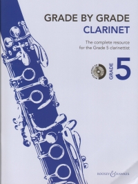 Grade By Grade Clarinet Grade 5 Way + Cd Sheet Music Songbook