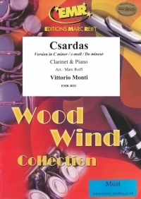 Monti Csardas Cmin Clarinet & Piano Sheet Music Songbook