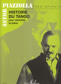 Piazzolla Histoire Du Tango Clarinet & Piano Sheet Music Songbook