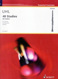 Uhl 48 Studies Clarinet Sheet Music Songbook