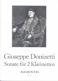 Donizetti Sonata C Major For Two Clarinets Sheet Music Songbook