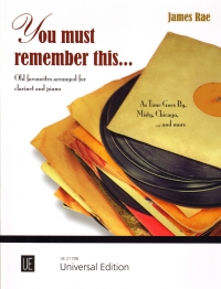 Rae You Must Remember This Clarinet & Piano Sheet Music Songbook