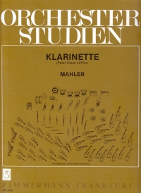Mahler Orchestral Studies Clarinet Sheet Music Songbook