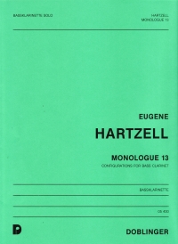 Hartzell Configurations Monologue 13 Bass Clarinet Sheet Music Songbook