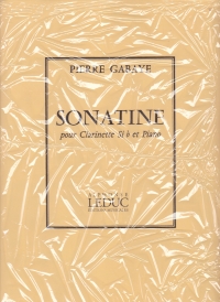 Gabaye Sonatina Clarinet & Piano Sheet Music Songbook