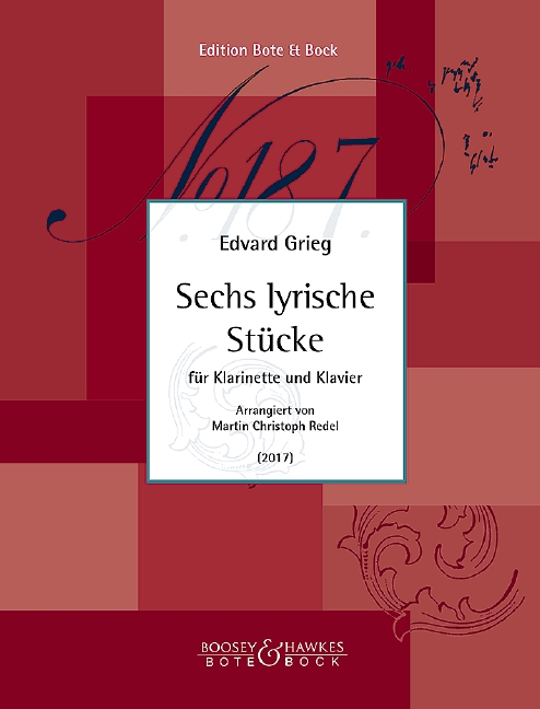 Sechs Lyrische Stucke Clarinet And Piano Sheet Music Songbook