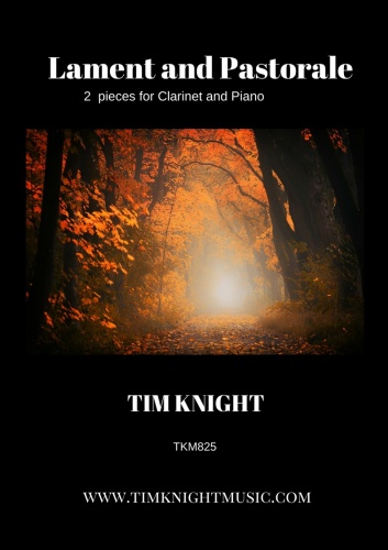 Knight Lament And Pastorale Clarinet And Piano Sheet Music Songbook