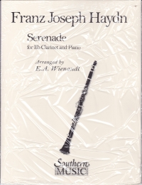 Haydn Serenade Wienandt Clarinet & Piano Sheet Music Songbook