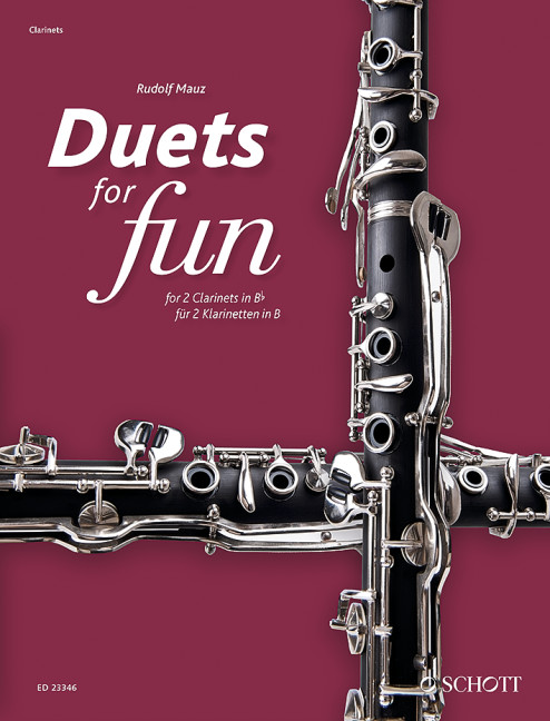 Duets For Fun 2 Clarinets In Bb Sheet Music Songbook