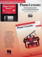 Piano Lessons Instrumental Accomps 5 Gmidi Hlspl Sheet Music Songbook