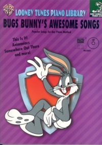 Looney Tunes Bugs Bunnys Awesome Songs Bk Cd Midi Sheet Music Songbook