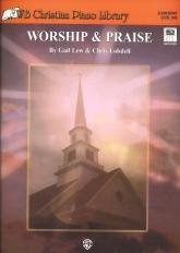 Worship & Praise Lew/lobdell Level 1 Book/midi Sheet Music Songbook