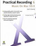 Practical Recording 6 Music On The Mac Os X Bk Cd Sheet Music Songbook