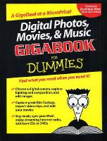 Digital Photos Movies & Music Gigabook For Dummies Sheet Music Songbook