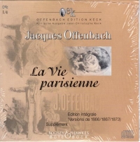 Offenbach La Vie Parisienne Supplement Cd-rom Sheet Music Songbook