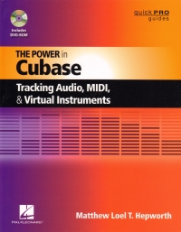 Power In Cubase Hepworth Book & Dvd-rom Sheet Music Songbook