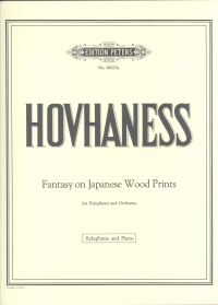 Fantasy On Japanese Wood Prints Hovhaness Sheet Music Songbook