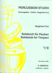 Solobook For Timpani Vol 2 Arr Fink Sheet Music Songbook