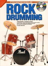 Progressive Rock Drumming Book & Cd Griffiths Sheet Music Songbook