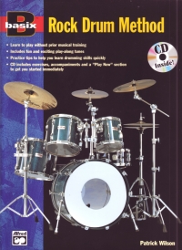 Basix Rock Drum Method Book Cd Sheet Music Songbook