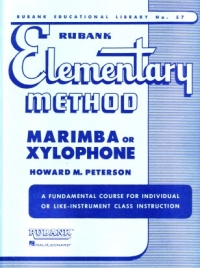 Rubank Elementary Method Marimba Or Xylophone Sheet Music Songbook