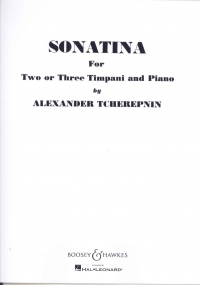 Tcherepnin Sonatina 2 Or 3 Timpani Piano Sheet Music Songbook