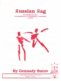 Russian Rag 3players Xylophone Marimba Butov Sheet Music Songbook