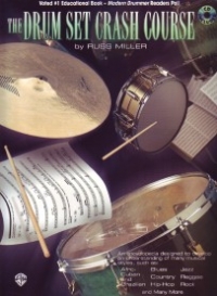 Drum Set Crash Course Miller Book & Cd Sheet Music Songbook